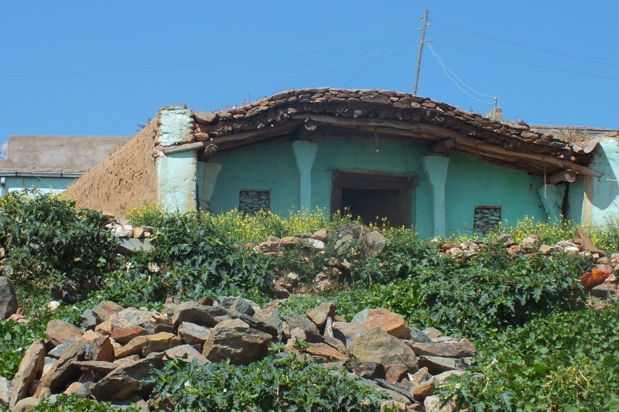A traditional hidmo house in Adi Nfas.